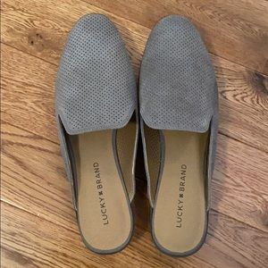 Lucky Brand Leather Mules